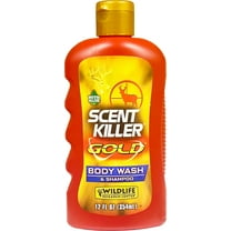 Wildlife Research Center, Scent Killer Gold Liquid Body Wash & Shampoo 12 FL OZ Hunting Scent Elimination