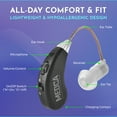 thumbnail image 4 of MEDca Digital Hearing Personal Sound Rechargeable Amplifiers, Black, 4 of 9