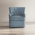thumbnail image 2 of Jofran Bryson Transitional Upholstered Swivel Chair with Nailhead Trim, 2 of 6