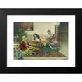 thumbnail image 2 of Giuseppe Aureli 18x14 Black Modern Framed Museum Art Print Titled - Idle Hours in the Harem, 2 of 5