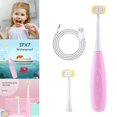 thumbnail image 1 of Cepillo de eléctrico pa niños de 3 modos, profunda, USB, Rosa Colcomx Cepillo de dientes eléctrico, 1 of 8