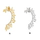 thumbnail image 4 of Minnieouse Pendientes de diamantes de imitación para mujer, estilo elegante, colgante de hoja con Clip para la oreja sin perforaciones, accesorio Type1 NO1, 4 of 6