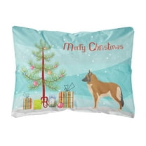 Carolines Treasures BB8465PW1216 Belgian Tervuren Christmas Canvas Fabric Decorative Pillow, 12H x16W, multicolor