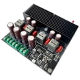 thumbnail image 1 of SAMP-200 HIFI Dual Core TPA3255 Stereo Amplifier Board 2 Channel 600W+600W Class D Digital Power Amplifier TL072 OP AMP, 1 of 5