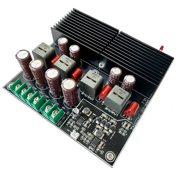 SAMP-200 HIFI Dual Core TPA3255 Stereo Amplifier Board 2 Channel 600W+600W Class D Digital Power TL072 OP AMP