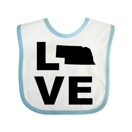 

Inktastic Love Nebraska Gift Baby Boy or Baby Girl Bib