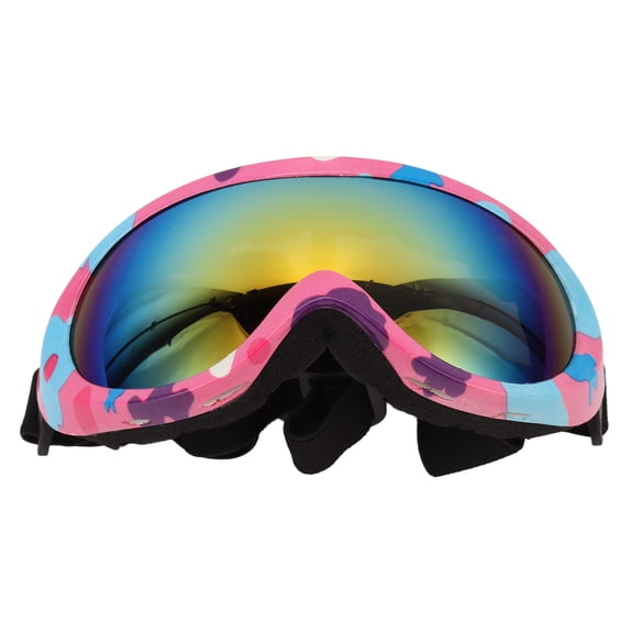 M Buder Pet Glasses UV Protection Windproof Dog Goggles Sunglasses White Purple Frame Red Lens, One Size (7 inches / 18 cm)