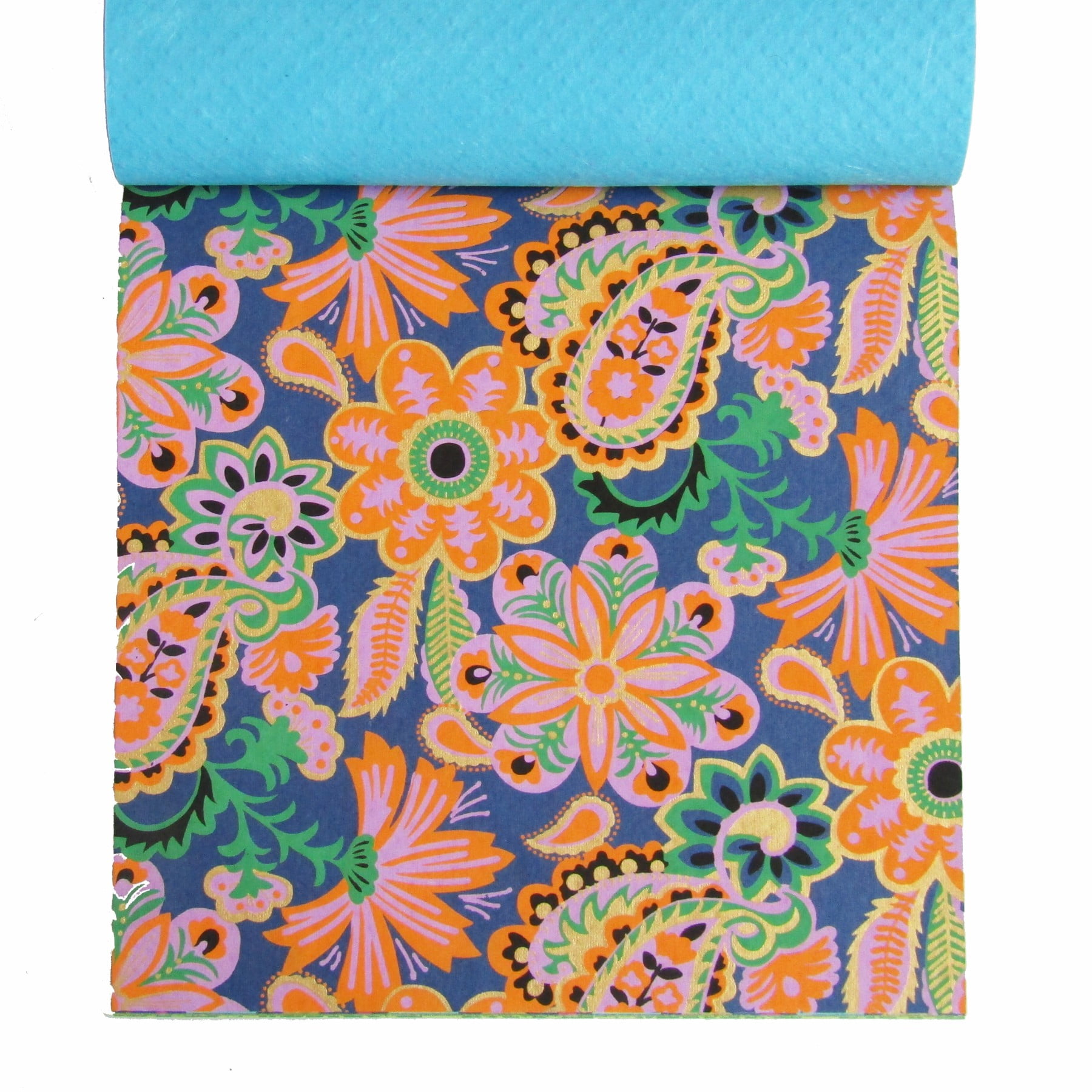 Paperhues Decorative Scrapbook Papers 12x12" Pad, 50 Sheets. Assorted Colors