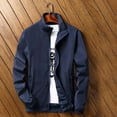 thumbnail image 2 of Mens Jean Jacket Lightweight Breathable Outdoor Skin Couples Straight Jacket,Dark Blue,S, 2 of 3