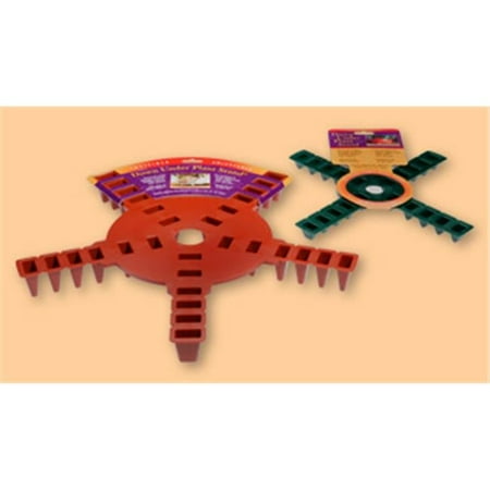 Down Under 1.5 in. H Terracotta Plastic Plant Stand