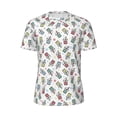 thumbnail image 5 of Wukai Boba Milk Tea Print Men's Short-Sleeved Mesh T-Shirt,Quick-Dry Short Sleeve Workout T-Shirt-6X-Large, 5 of 8