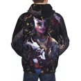 thumbnail image 6 of Dead By Daylight Dbd Mens Active Sweatshirts Cozy Hoodie 3d Graphic Sweater Casual Winter Clothes Tops Coat Large, 6 of 7