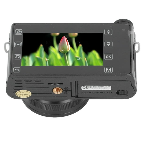 Cámara Digital 4K, Cámaras de Enfocque Autico Con Pantalla Táctil de 64MP Para Fotografía, Reproductor de Mp3, Cámara Compacta Vlogging Con Zoom ÓCto de 18X