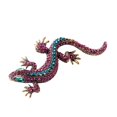 thumbnail image 2 of Soumake Unisex Brooch Pin Lizard Colorful Rhinestones Jewelry Vintage Long Lasting Blazer Brooch Clothes Decor, 2 of 8