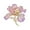 Purple, variant on Versatile Floral Shaped Brooch Pin Stylish Peony Charm With Detailed Enamel