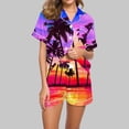 thumbnail image 1 of Qiopertar Liquidation à Moins de 5$ Blouse Décontractée à Col Rabattu Manches Courtes Mode Short Ensemble de Pyjama Grandes Économies de Vacances!, 1 of 4