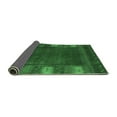 thumbnail image 2 of Ahgly Company Indoor Rectangle Abstract Emerald Green Contemporary Area Rugs, 5' x 8', 2 of 4
