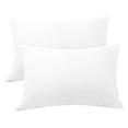 thumbnail image 1 of Fundas de almohada Zaizaihome, tejido gofrado, tamaño queen, paquete de 2, color blanco, 1 of 7