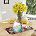 thumbnail image 6 of GZHJMY Board Cookies Gingerbread Christmas Tree 16" x 18" Absorbent Dish Drying Mat Microfiber Kitchen Countertop Table Protector Multi-Purpose Counter Rack Sink Drainer Pad, 6 of 6