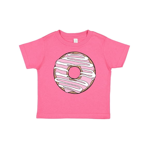 Inktastic Donut Pink Frosting White Icing Boys or Girls Baby T-Shirt