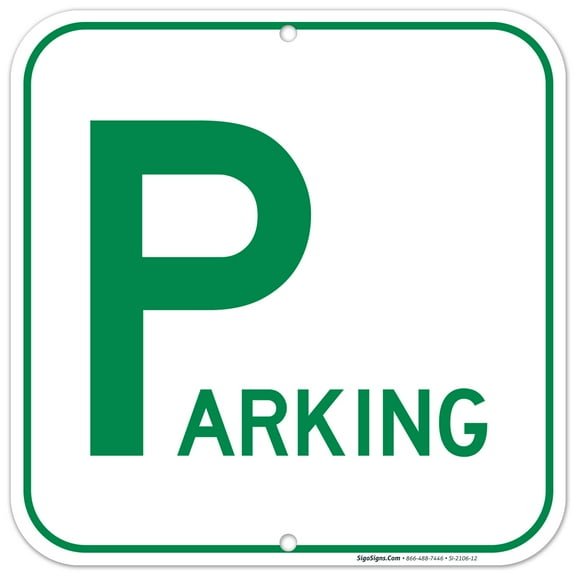 Parking Sign, 12x12 Aluminum