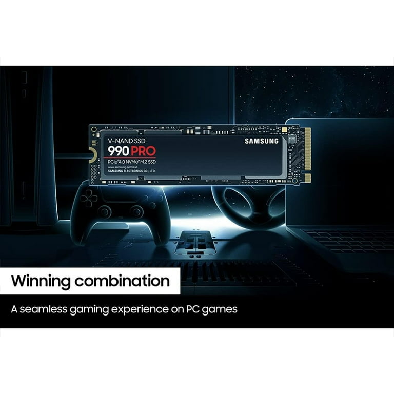 Samsung MZ-V9P4T0B/AM 990 PRO PCIe 4.0 NVMe M.2 SSD 4TB Bundle