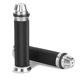thumbnail image 2 of Universal Motorcycle Handlebar Grips Cnc Aluminum Rubber(silver), 2 of 5