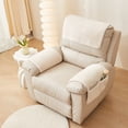 thumbnail image 1 of Lambskin Sofa Armrest Cover Recliner Armrest Cover With Storage Bag Non-slipes Plushs Sofa Cover Washable Furniture Protector Suitable For Recliners And Sofas, 1 of 5