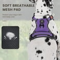 thumbnail image 2 of Arnés para perros FURRYFECTION Reflective Oxford Púrpura Talla L, 2 of 7