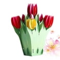 thumbnail image 5 of Dalidasy 1Pcs 3D Flower Greeting Teachers Day Greeting Tulip Blessing Small 3D Birthday Message 3D Tulip Greeting Cards for School Store Party, 5 of 10