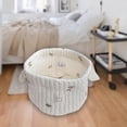 thumbnail image 4 of Contenedor de almacenamiento Organizador plegable grueso Multifuncional Plegable Gran capacidad Portátil Lavable para armario Hogar Dormitorio Patrón de oliva pequeño Soledad Cesta de almacenamiento, 4 of 10