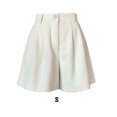 thumbnail image 4 of Sonducket Poliéster Mujer Corto Fácil de combinar Elegante Moda Adelgazante Color sólido Niñas Compras Pantalón Ropa Prendas para la parte inferior del cuerpo Beige S Sonducket AP019244-05, 4 of 6