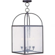 Livex Lighting - Milford - 4 Light Chain Lantern in Farmhouse Style - 12.75