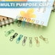 thumbnail image 4 of Uxcell 50Pcs Clips de carpeta de oficina de papel, 1.26" pequeños clips de papel de alambre metálico hueco de cola larga para colgar fotos, ropa, oficina, hogar, cocina, paquete de comida, Plata/Oro, 4 of 6