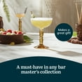 thumbnail image 5 of Libbey Tiki Coupe Cocktail Glasses, Vintage Style, Polynesian Inspired Coupe Martini Glasses Set of 4, Tropical Bar Glassware Set for Cocktail Party, 5 of 6