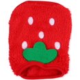 thumbnail image 1 of Ropa de conejillo de indias Ropa de conejito de vellón cálido, lindo diseño de fresa Chaleco de conejo Disfraces Traje de animal pequeño para hámster Conejillo de indias Hurón Rata, 2XS (Abeja negra), 1 of 5