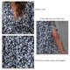 thumbnail image 3 of Vestido de manga farol ANGGREK con nudo floral cuello en V y mangas abullonadas estampado, 3 of 6