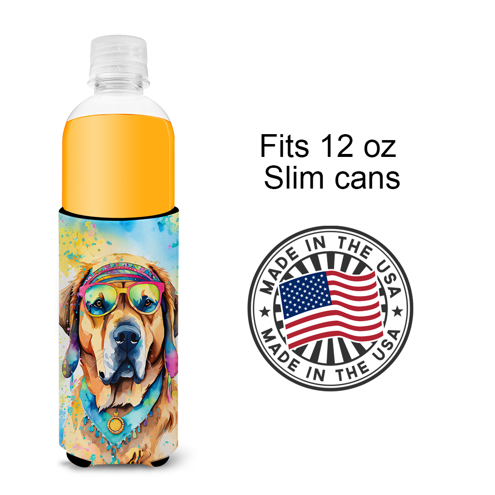 Carolines Treasures DAC2532MUK 12 oz Mastiff Hippie Dawg Hugger for Ultra Slim Cans