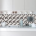 thumbnail image 5 of 10 Pack Peel and Stick Backsplash Tiles 3D Wall Tiles Stickers for Kitchen Bathroom, 3.94", Gray, 5 of 7
