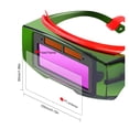 thumbnail image 4 of Welding Masks Eye Glasses Automatic Dimming Welding Glasses Anti-glare Glasses Argon Arc Welding Solar Goggles Anti Glare ,Precision Temperature Control, 4 of 8