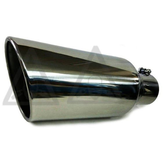 Exhaust Stainless Steel Bolt On Tip (4" Inlet 8" Outlet 18" Long)