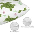 thumbnail image 3 of Rateoe Cute Turtle Pattern Decorative Pillow Case,Throw Pillow Covers,Plush Pillow Cover,Soft Pillow Case,Velvet Pillow Case-20"x30", 3 of 5