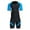 Blue, variant on Neoprene Shorty Wetsuit Back Zip Diving Suit UV Protection for Men Women Water Sports(Blue)