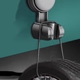 thumbnail image 2 of Lefu Support de Douche à Ventouse 360° Réglable Rail de Douche Mural pour Salle de Bain, 2 of 10