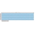 thumbnail image 3 of Victorian Upholstery Fabric by the Yard, Abstract Heart Shaped Symmetric Motif with Victorian Damask Effects Design, Decorative Fabric for DIY and Home Accents, Azure Blue White by Ambesonne, 3 of 5