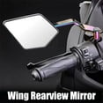 thumbnail image 3 of QHUDLV Motorcycle Rearview Mirrors, CNC Aluminum Alloy, High-Definition Glass, Universal Fit for Duke Models, 3 of 8