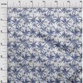 thumbnail image 3 of oneOone Rayon Medium Blue Fabric Tropical Palm Tree Sewing Material Print Fabric By The Yard 56 Inch Wide, 3 of 4