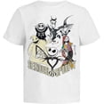 thumbnail image 2 of Disney Nightmare Before Christmas Boys Graphic T-Shirt, Kids Clothes, Black/White/Charcoal, 3 Pack, 2 of 4