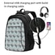 thumbnail image 2 of Fotbe Sea Otter Mochila con Estampado y Puerto USB para Hombre y Mujer, Mochila Antirrobo, Mochila de Viaje, Mochila Escolar, Mochila Universitaria, 2 of 7