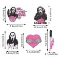 thumbnail image 3 of Colgante de atmósfera dulce de terror de Halloween, fantasmas tímidos enamorados, decoración de habitación para mujeres, adolescentes y niñas, regalo, 5 uds., 3 of 7